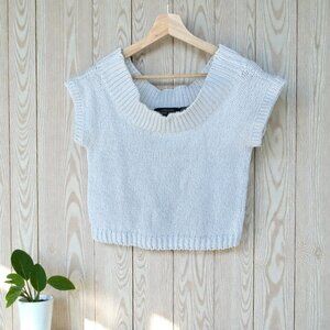 Vintage 90s Off Shoulder Sweater White Knit Elena Gilbert Twilight Coquette